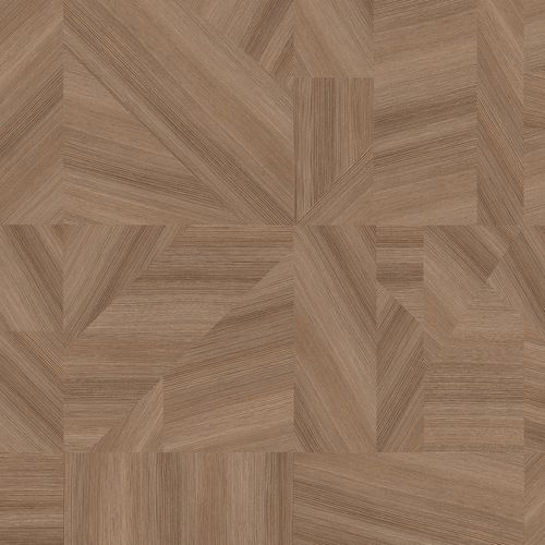 Piso laminado decorativo efeito de madeira - TAWNEY MARQUETRY Y0519 - Wilsonart International - fosco / HPL / marrom