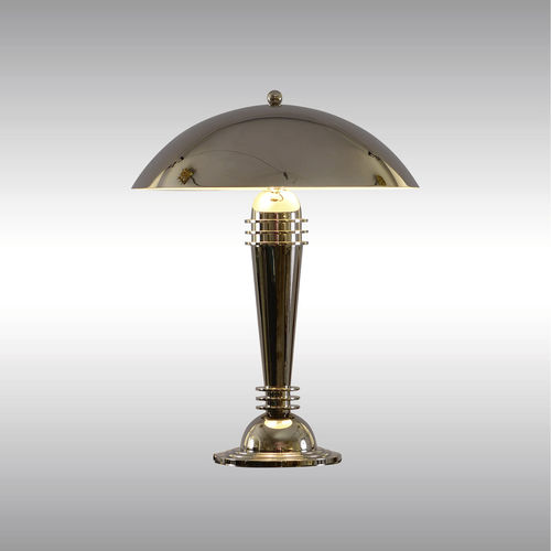Luminária de mesa - HETTI 21613  - Woka Lamps Vienna - em latão / Art Déco / Wire