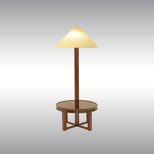 Luminária de piso - WW-19 20319 - Woka Lamps Vienna - em seda / em madeira / clássica