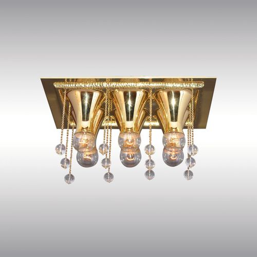Plafon de estilo - HOCHREITH 21213 - Woka Lamps Vienna - em latão / de LED / para lâmpada incandescente