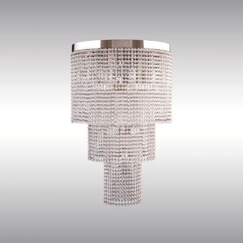 Lustre clássico - CR1 38 - Woka Lamps Vienna - em vidro / em latão / em cascata