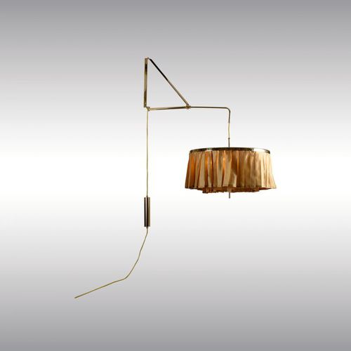 Arandela clássica - PLISSEE 20817 - Woka Lamps Vienna - para ambiente interno / em latão / em seda