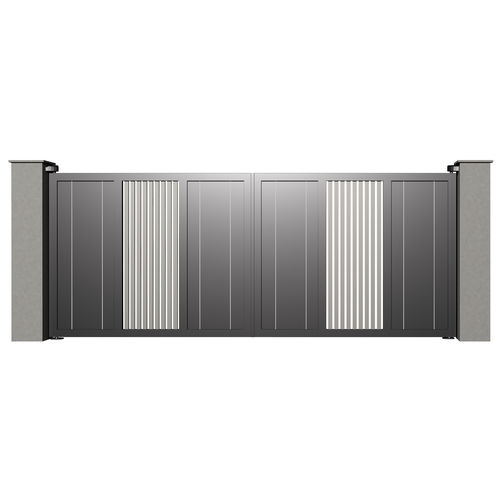 Portão de abrir - Tr&eacute;sor DIAMANT B015 - Gates-Creations - direito / para lado esquerdo / em alumínio