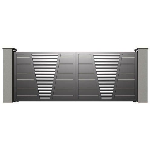 Portão de abrir - Tr&eacute;sor AGATE B024 - Gates-Creations - direito / para lado esquerdo / em alumínio