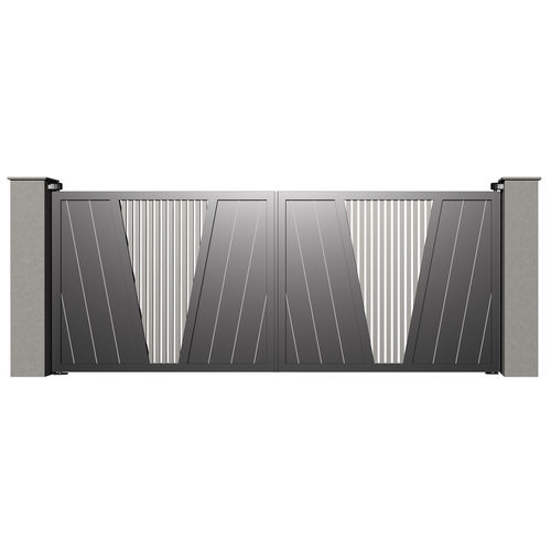 Portão de abrir - Tr&eacute;sor AMETHYSTE B029 - Gates-Creations - direito / para lado esquerdo / em alumínio