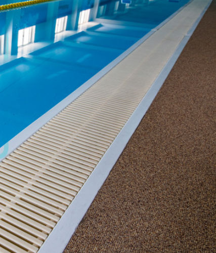 Grelha para calha de piso em ABS - Jiangyin Sifang Swimming Rehabilitation Industry Co., Ltd. - para piscina