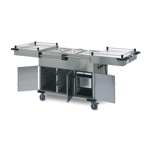 Carrinho de louça - 0162948 - HUPFER - de transporte de refeições / para cozinha profissional / aquecedor