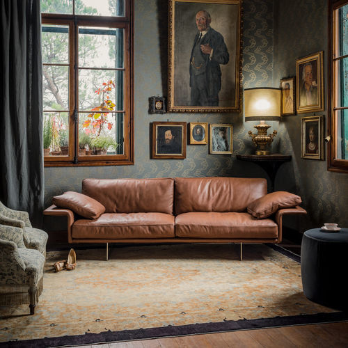 Sofá modular - Alato - Black Tie - contemporâneo / em tecido / em couro