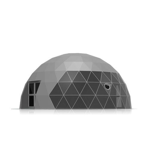 Domo em aço - 10M - Shelter Dome - em PVC / curvo / transparente