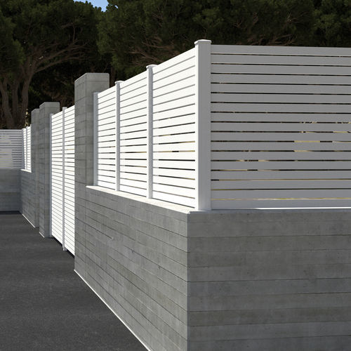 Cerca de réguas - Hermes - Modular Signs S.L. - residencial / em PVC / reta
