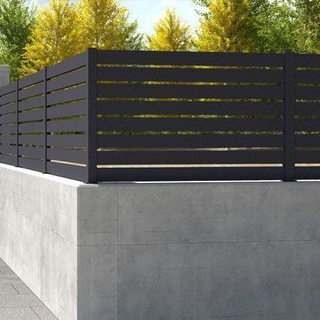 Cerca de réguas - HORIZON 020 - Dlimity - para jardim / residencial / para ambientes profissionais