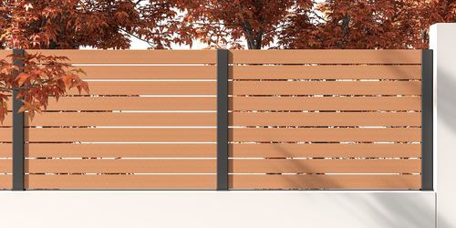 Cerca antracite - MONTBLANC 010 - Dlimity - em painéis / para jardim / residencial