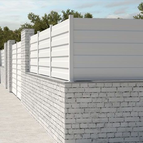 Cerca em painéis - SCALA - Dlimity - para jardim / residencial / para ambientes profissionais