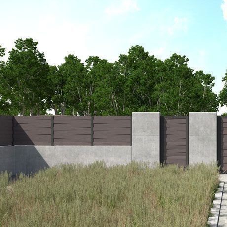 Cerca em painéis - NATURE SCALA - Dlimity - para jardim / residencial / para ambientes profissionais