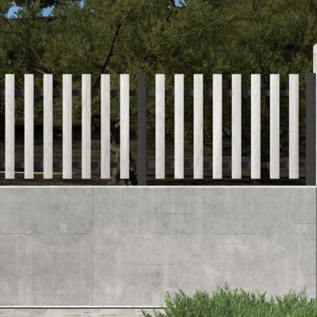 Cerca em painéis - MERIDIEN - Dlimity - residencial / para ambientes profissionais / em alumínio