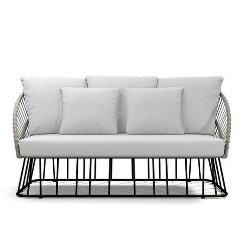 Sofá contemporâneo - KARIMUN - G&G Italia Designer Furniture - para ambiente externo / em alumínio termolacado / em tecido