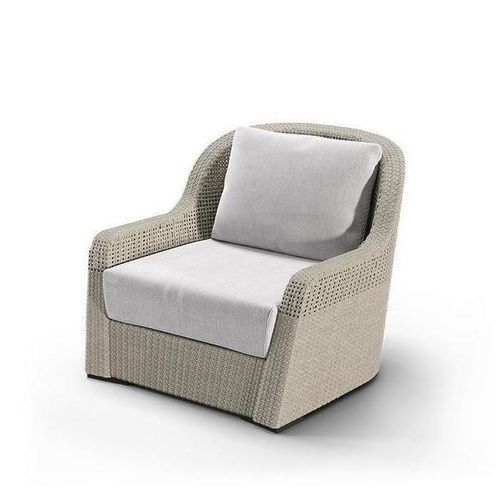 Poltrona em espuma de poliuretano - COMO - G&G Italia Designer Furniture - em tecido / em alumínio / em alumínio