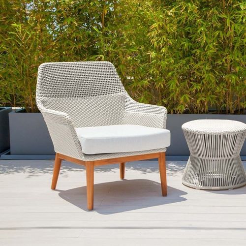 Poltrona contemporânea - TIVOLI - G&G Italia Designer Furniture - em espuma de poliuretano / em tecido resistente à água / em aço revestido a pó
