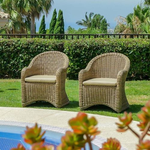 Cadeira de sala de jantar contemporânea - BAOLI - G&G Italia Designer Furniture - para ambiente interno / para ambiente externo / em tecido hidrorrepelente