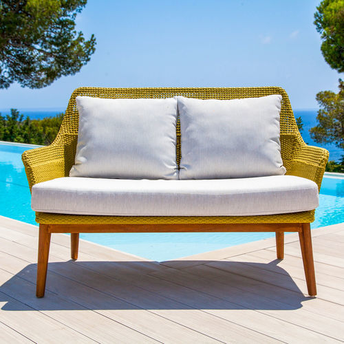 Sofá contemporâneo - TIVOLI - G&G Italia Designer Furniture - para ambiente externo / em tecido resistente à água / em espuma de poliuretano