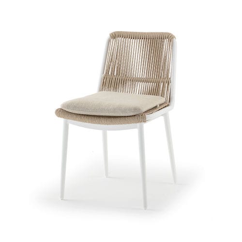 Cadeira contemporânea - COMO CHAIR - GRATTONI S.R.L. - para ambiente externo / em corda / em poliéster