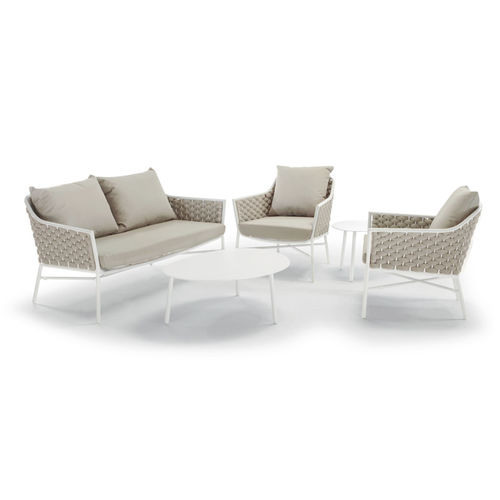 Conjunto de jardim contemporâneo - PANAMA SET - GRATTONI S.R.L. - em alumínio / em borracha / em Textilene®