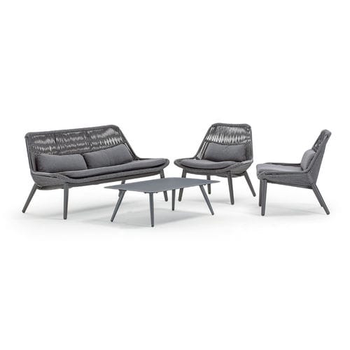 Conjunto de jardim contemporâneo - COMO - GRATTONI S.R.L. - em acrílico / em alumínio / em tecido