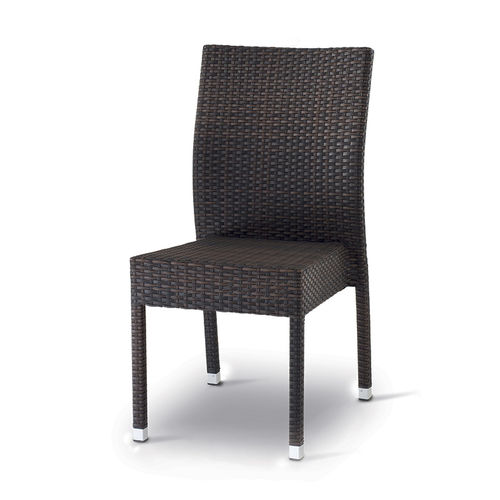 Cadeira contemporânea - GS 916  - GRATTONI S.R.L. - para ambiente externo / de vime / com base em alumínio