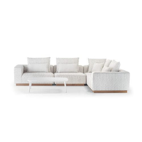 Conjunto de jardim contemporâneo - DON  - GRATTONI S.R.L. - em alumínio / em teca / em tecido acrílico