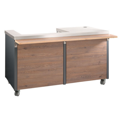 Balcão-caixa modular - 65003/KS/L - SCHOLL APPARATEBAU GMBH - em aço / em madeira / móvel