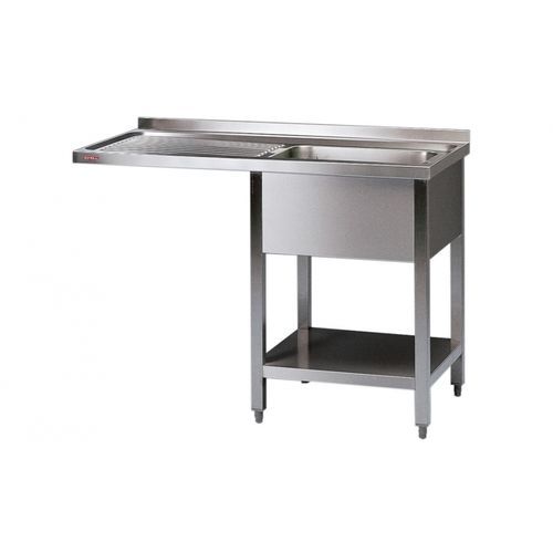 Pia com 1 cuba - SCB 12x6-4	 - SCHOLL APPARATEBAU GMBH - sem escorredor / em aço inoxidável / de piso