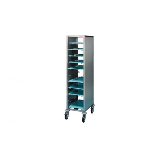 Carrinho para tabuleiros de refeição - TWE 1060	 - SCHOLL APPARATEBAU GMBH - para cozinha profissional / personalizável / em aço inoxidável