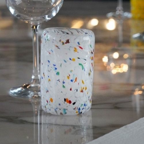 Copo de vinho - GO.TO - Wave Murano Glass srl - em vidro soprado / em vidro de Murano / da linha comercial