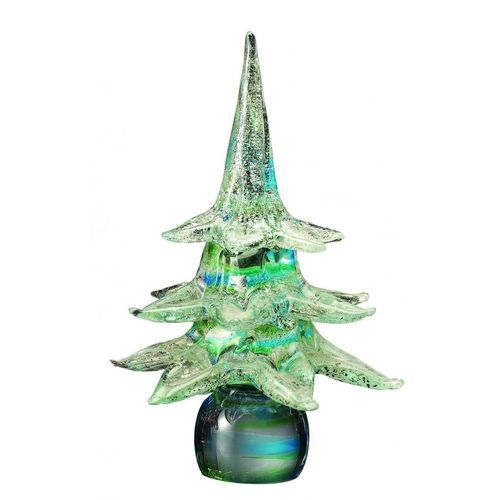 Escultura em vidro de Murano - Christmas tree - Wave Murano Glass srl - em vidro soprado / de instalação livre / azul
