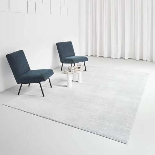 Tapete contemporâneo - LUNA ICE PALLADIUM - Rols Carpets - de cor lisa / em nylon / retangular