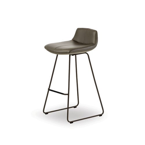 Cadeira alta contemporânea - Caron - Leolux Global bv - para ambiente interno / em tecido / em couro