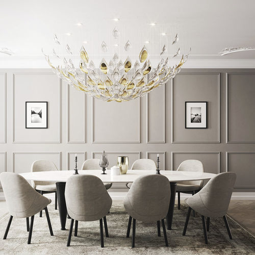 Lustre contemporâneo - PRIMAVERA - Sans Souci s r.o. - em cristal / da linha comercial / 1 nível