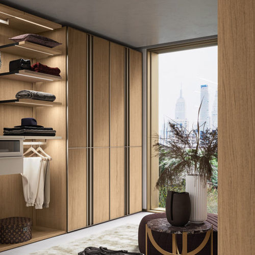 Guarda-roupa modular - GIO' - Kico srl - de canto / contemporâneo / em carvalho