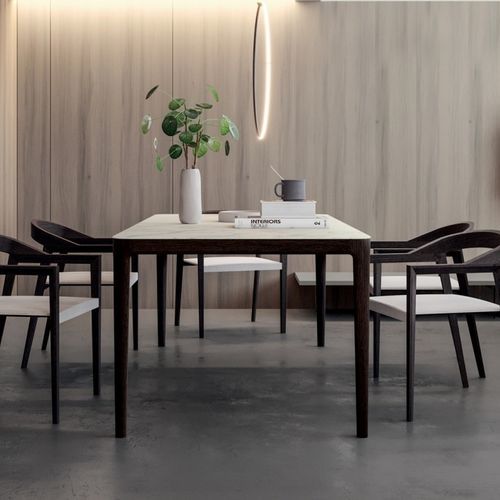 Mesa contemporânea - AFFIOR - Kico srl - em madeira de freixo / em carvalho branco / em pedra sinterizada