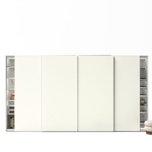 Guarda-roupa modular - YARD - Kico srl - contemporâneo / em carvalho / em madeira laqueada fosca