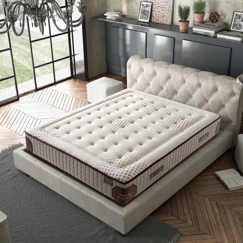 Colchão de casal - PRIVÉ V7 - Karibian Descanso - em espuma / com memória de forma / branco
