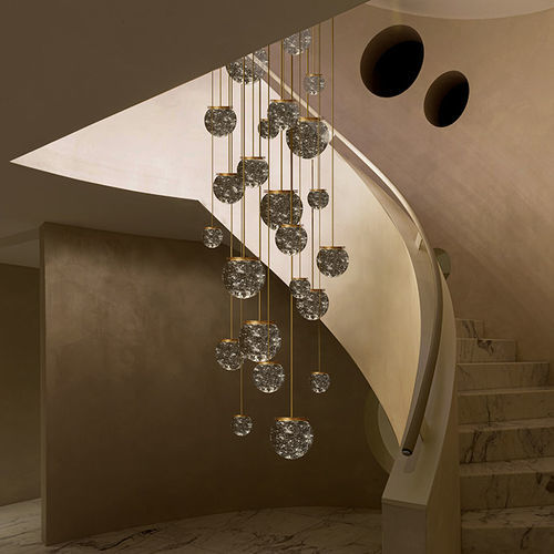 Pendente - BULGARE - Opoggio Srl - em latão / em cristal / contemporânea
