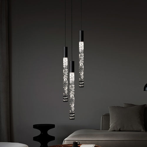 Pendente - UBO CRYSTAL - Opoggio Srl - em latão / em cristal / contemporânea