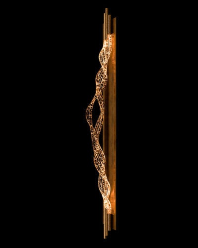 Arandela contemporânea - ARCO - Opoggio Srl - para ambiente interno / em latão / escultura