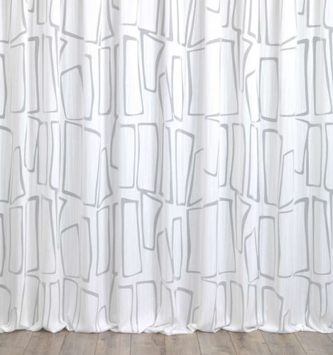 Tecido para cortinas - REBUS  - Ciesse Tendaggi srl - com padrão geométrico / em poliéster / em viscose