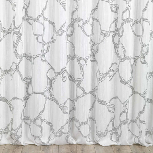 Tecido para cortinas - BREATH - Ciesse Tendaggi srl - estampado / em poliéster / em linho