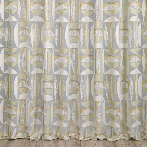 Tecido para cortinas - LERICI  - Ciesse Tendaggi srl - com padrão geométrico / em poliéster / em viscose