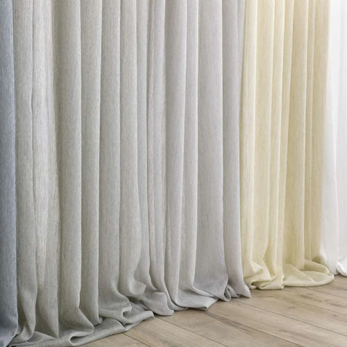 Cortina de voile de cor lisa - CARPET  - Ciesse Tendaggi srl - em linho / em poliéster / lavável