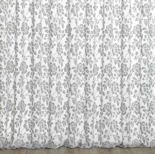 Tecido para cortinas - VIA VENETO  - Ciesse Tendaggi srl - com padrão floral / em poliéster / em viscose