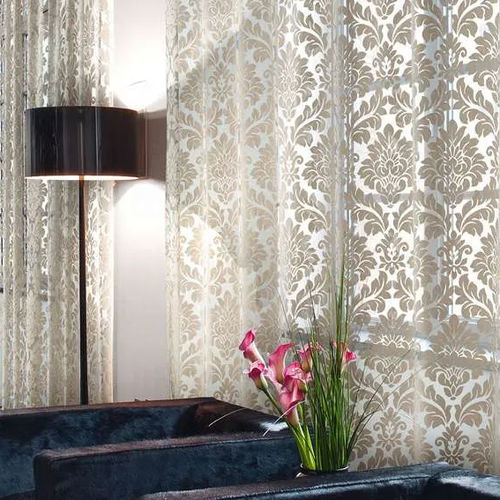 Cortina de voile adamascada - VLADIMIR  - Ciesse Tendaggi srl - em viscose / em poliéster / lavável